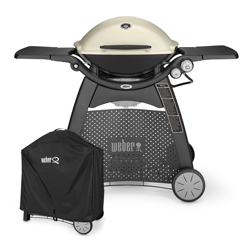 Weber® Family Q® Premium (Q3200 - Classic 2nd Gen) Gas Barbecue (LPG) - Cover Bundle image number 0
